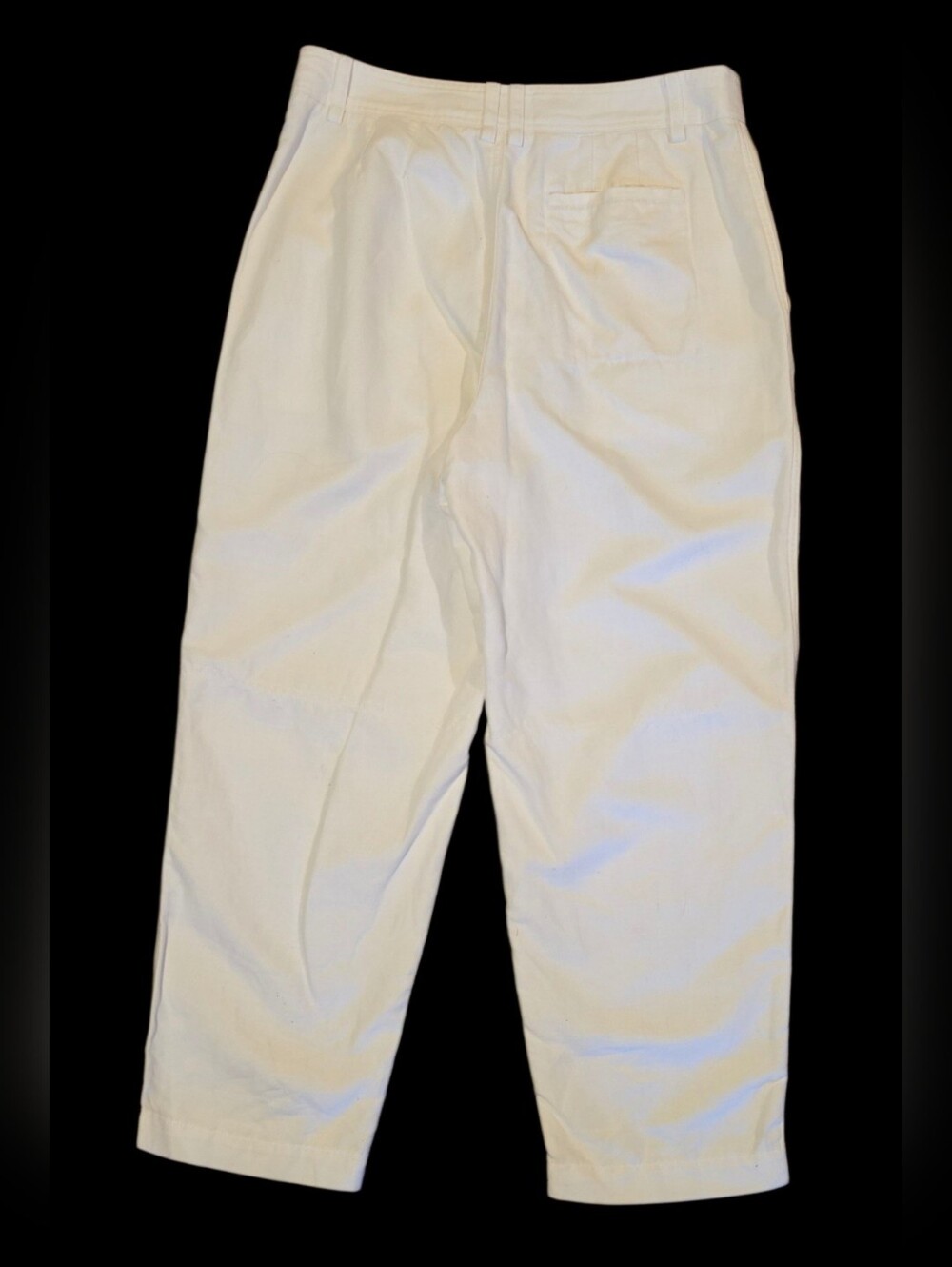 Banana Republic Ecru Cream Fatigue Baker Trousers Size 12L